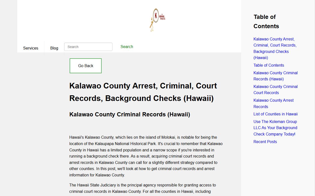 Hawaii Criminal Justice Data Center for Makakilo police records and background checks